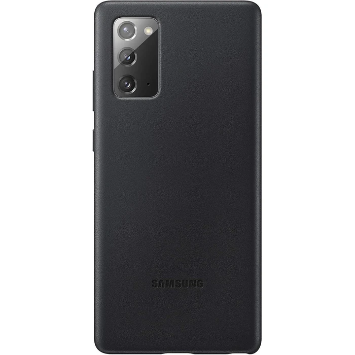 Samsung Leather Phone Cover for Galaxy Note20 5G - Black by Samsung - Refurbished - Acceptable condition - US$36.08