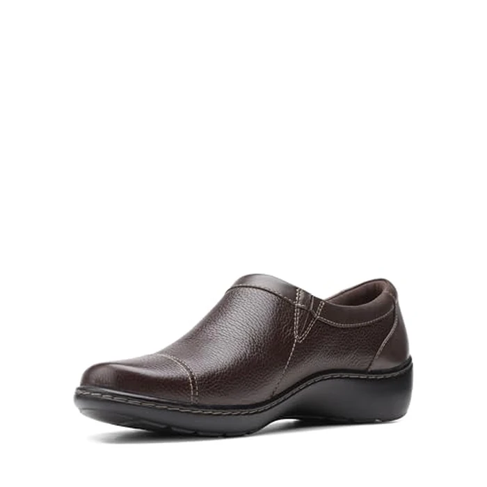 Clarks Women's Cora Giny Loafer, Dark Brn T, 8 M US by Clarks - Image 5
