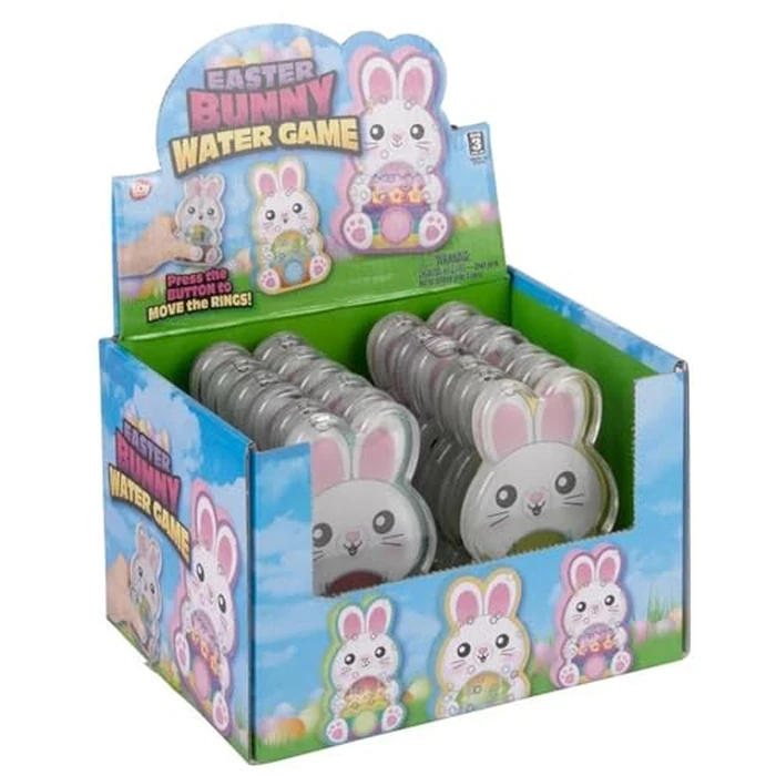 5.5 Inch Easter Bunny Water Ring Game, Handheld Puzzle Toy, Assorted Colors - 12 Count by Rhode Island Novelty - Image 7