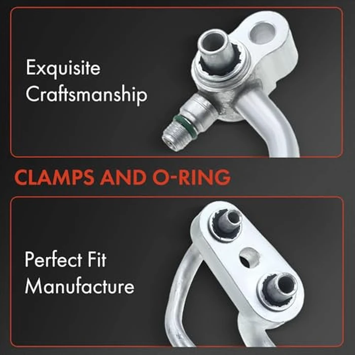 A-Premium A/C Suction Hose & Discharge Line Hose Assembly Compatible with Chevrolet Sonic, 2013-2018, L4 1.4L - From Condenser by A-Premium - Image 3