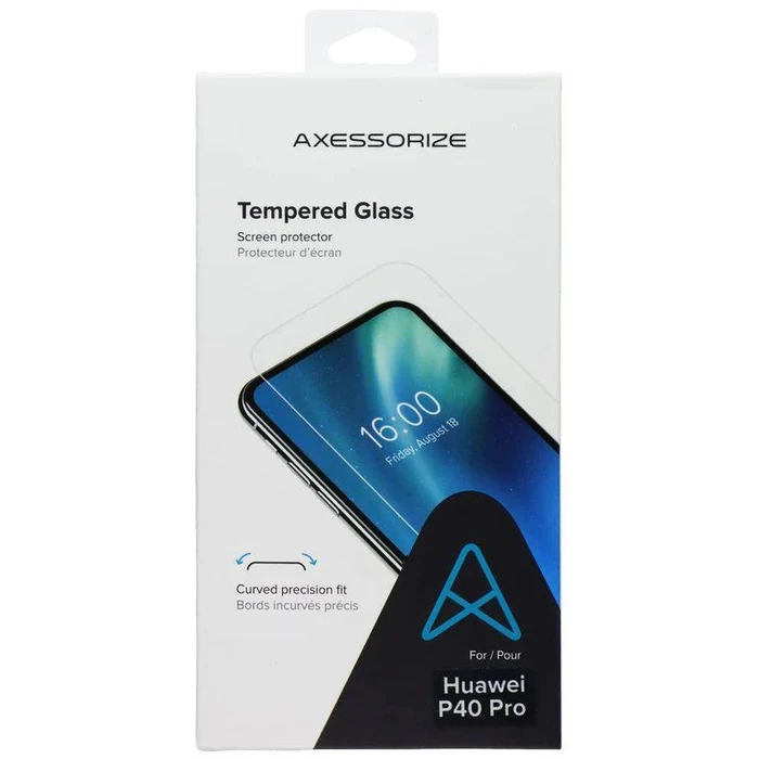 Axessorize Tempered Glass Screen Protector for Huawei P40 Pro - Clear by Axessorize - Refurbished - Brand New condition