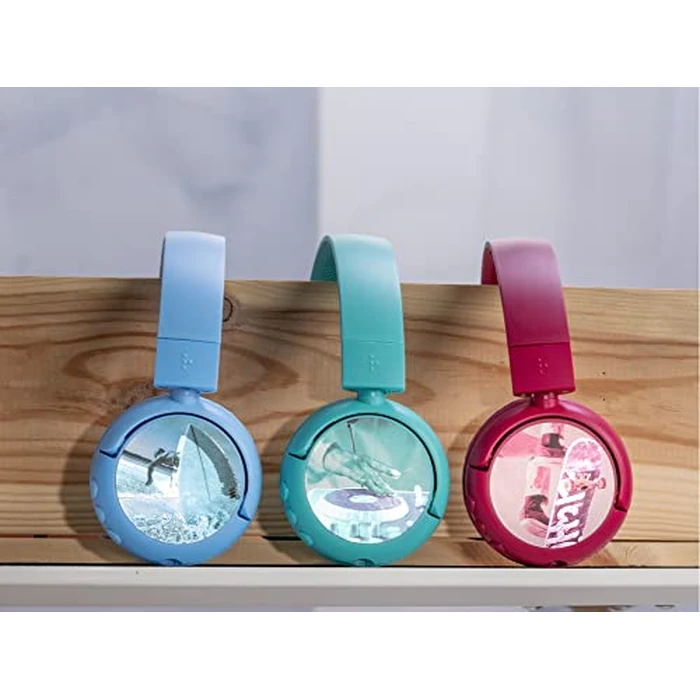 Made for Amazon Bluetooth Kids Headphones with Boom Microphone | Blue by ONANOFF - Image 4