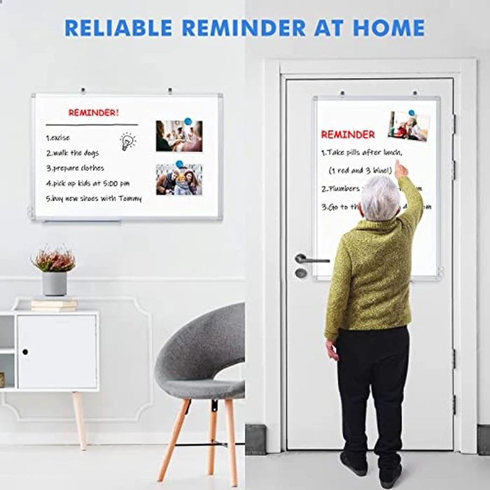 Magnetic White Board, maxtek Whiteboard for Wall Mounted, Lightweight Hanging Whiteboard for Home Office School (36x24inch, White) by maxtek - Image 7