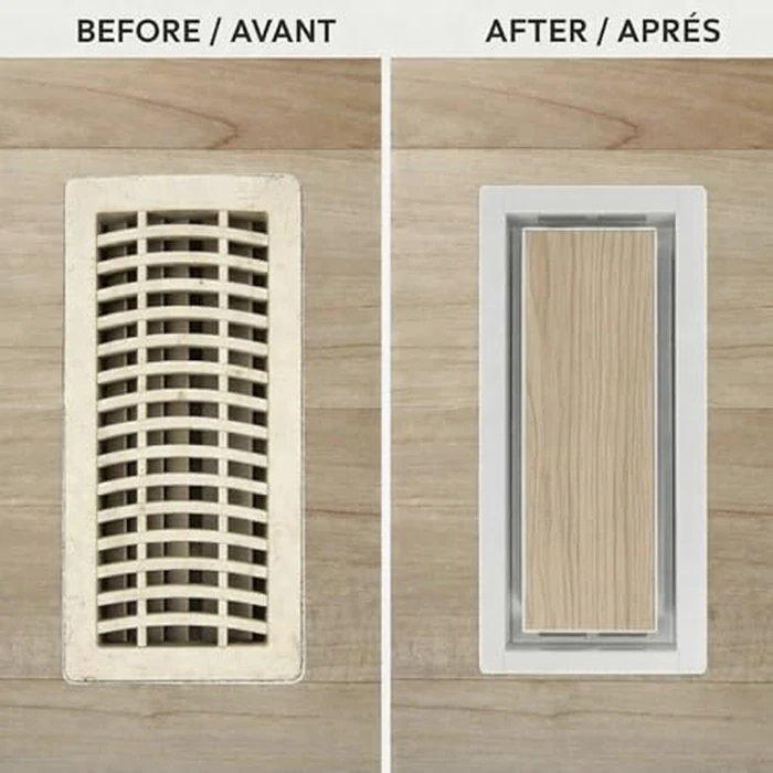 Khan Supply CO 3x10 Metal Floor Vent - Canadian Owned Low Profile Heavy Duty Flush Register, DIY Drop-in Install Air Grille Cover, Unique Click-In Design for Up to 60% More Airflow - 2 Year Warranty by Khan Supply CO - Image 2