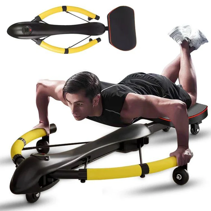 IMFIT PowerArc Abdominal Machine - Black/Yellow by IMFIT - Image 2
