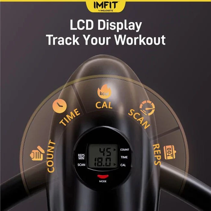IMFIT PowerArc Abdominal Machine - Black/Yellow by IMFIT - Image 5