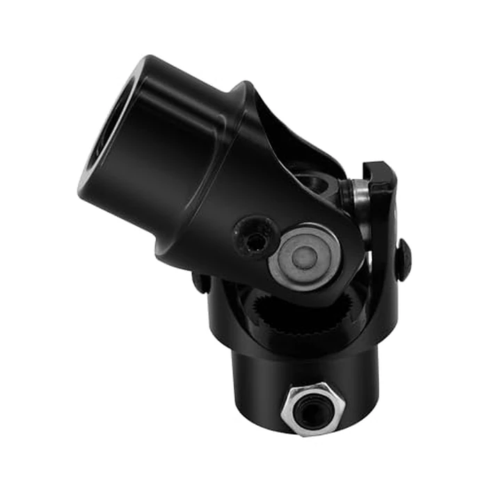 Ovabeyna 13/16"-36 Spline X3/4" Round Black Steering Universal Joint Single U Joint Shaft,Total Length: 83mm (3-1/4") by Ovabeyna - Image 7