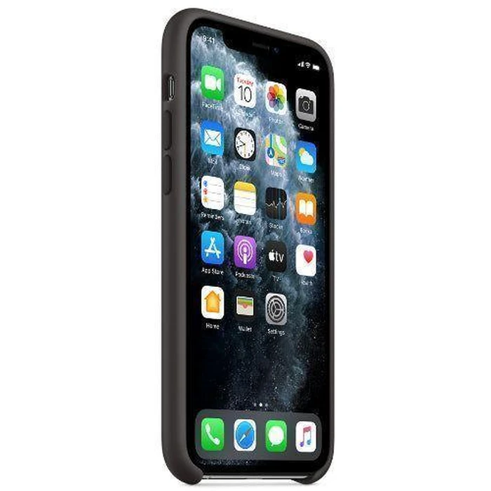 Apple Silicone Phone Case for iPhone 11 Pro - Black by Apple - Image 3