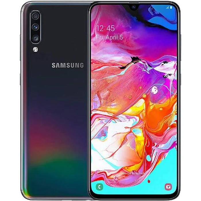 Galaxy A70 - 128GB - 6GB RAM - 1 Physical SIM - Black by Samsung - Refurbished - Excellent condition