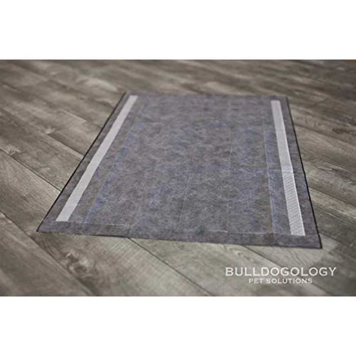Bulldoglogy Carbon Black Puppy Pee Pads with Adhesive Sticky Tape - Extra Large Charcoal Housebreaking Dog Training Wee Pads (24x35) (60-Count, Black) by Bulldogology Pet Solutions - Image 3