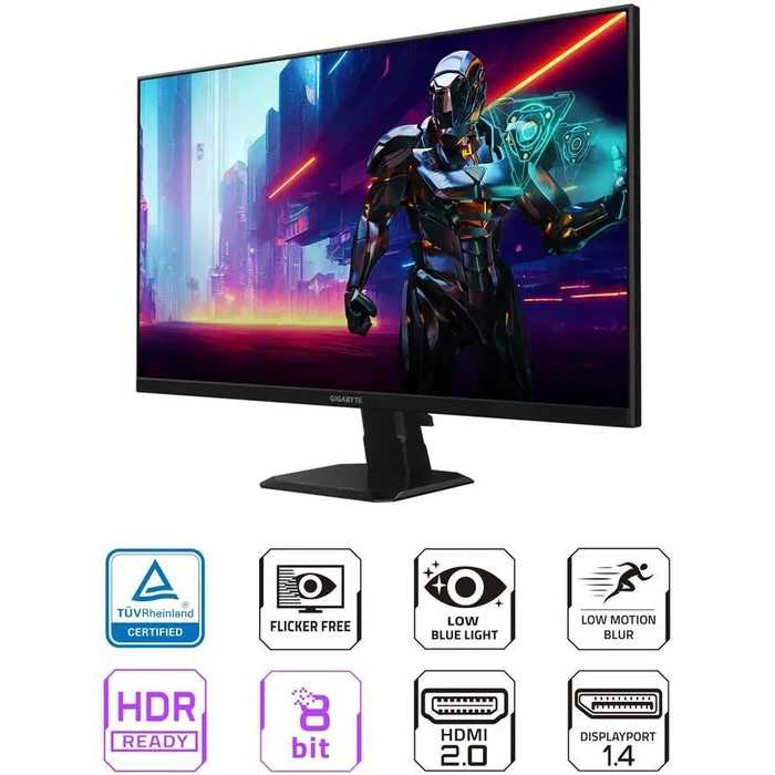 GIGABYTE - GS27QA - 27" IPS Gaming Computer Monitor - QHD 2560x1440 - 180Hz - 1ms MPRT - AMD FreeSync - HDMI, DP - Black by GIGABYTE - Image 3