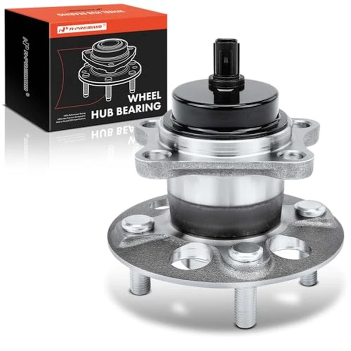 A-Premium Rear Wheel Bearing and Hub Assembly with ABS & 4-Lug Compatible with Toyota Yaris 2006-2014, Prius C 2012-2019 & Scion iQ 2013 by A-premium - Used - Acceptable condition - CA$26.72