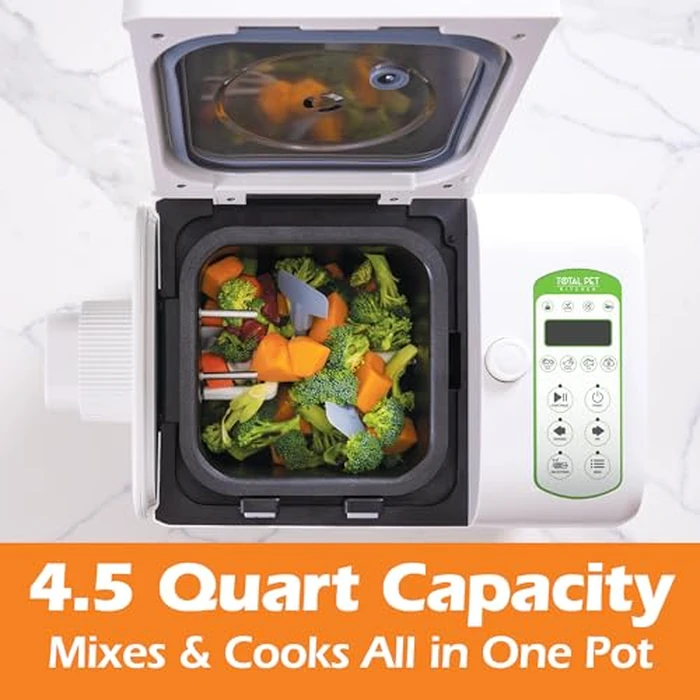 Total Pet Kitchen Pet Food Maker - All-in-One Pet Food Multicooker | Cooks, Mixes, and Dispenses Fresh Human-Grade Ingredients in About an Hour | 4.5 Quart Capacity by Total Pet Kitchen - Image 7