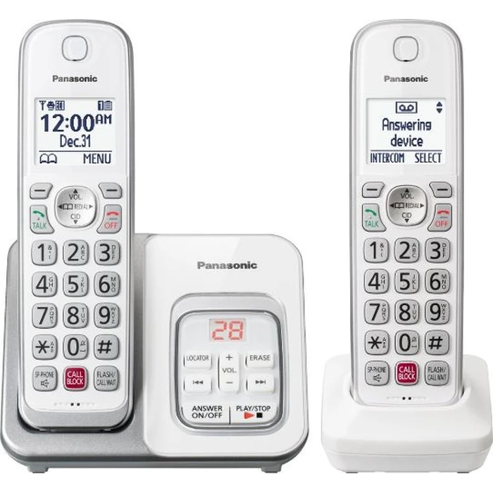 Panasonic KX-TGD832 Cordless Phone - White by Panasonic - Image 1