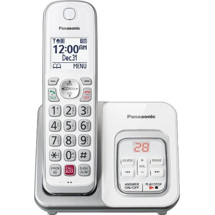 Panasonic KX-TGD832 Cordless Phone - White by Panasonic - Image 3