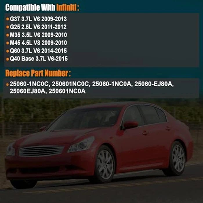 2009-2015 Fuel Pump Fuel Tank Sender Unit Level Fit for Infiniti V6, G37 3.7L 09-13 G25 2.5L 11-12 M35 3.5L 09-10 Q60 3.7L 14-15 Q40 3.7L 2015, M45 4.5L V8 09-10, Replace 25060-1NC0C 25060-EJ80A by Zxyculture - Image 2