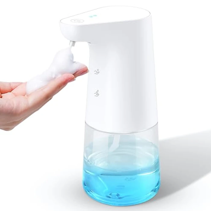 Automatic Foaming Soap Dispenser: LAOPAO Touchless Hand Soap Dispenser for Kids Type-C Rechargeable Sensor Pump Waterproof Foam Dispenser for Bathroom Kitchen School Xmas Gift, 13oz by LAOPAO - Used - Like New condition - CA$44.49