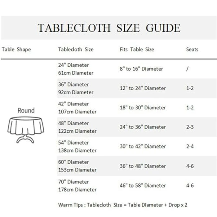 TTQYFNM Watercolor Blue Floral Round Tablecloth 54 Inch Navy and White Flowers Printed Modern Art Circular Table Cloth Waterproof Fabric Table Cover for Home Kitchen Dining Room Patio Party Decors by TTQYFNM - Image 7