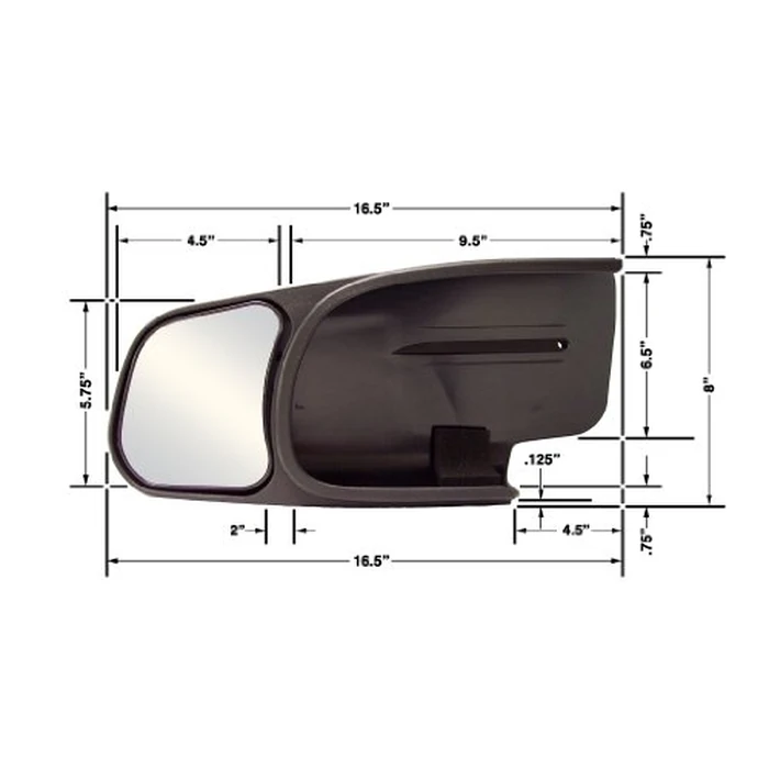 CIPA 10801 Custom Towing Mirror - Chevy/GMC/Cadillac, Driver Side by Cipa - Image 4