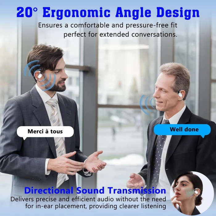 Cotgot Language Translation Earbuds with 144 Language Translation HAZ1 - White by Cotgot - Image 4