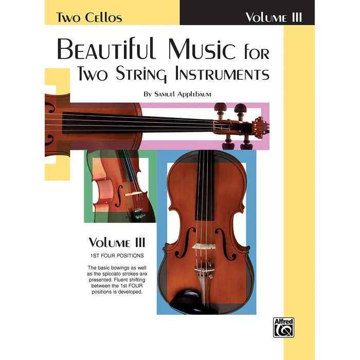 Beautiful Music for Two String Instruments, Bk 3: 2 Cellos (Ast Four Positions) by Alfred Music - Used - Good condition - US$2.39