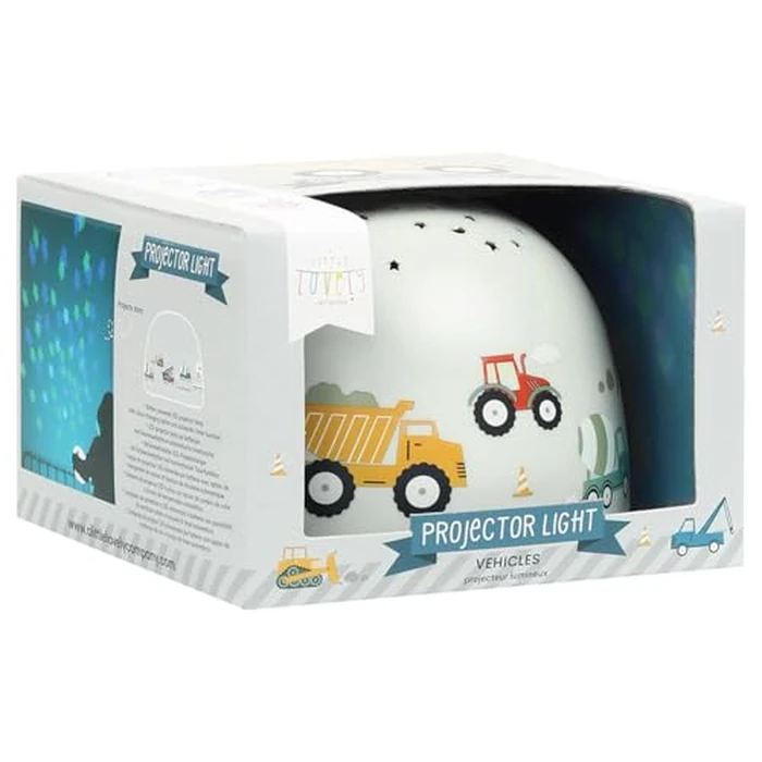 Little Lovely - Vehicle Projector Light - Wireless Night Lamp - LED - Dusty Pink - 30 Minute Timer Function - Eco-Friendly - BPA Phthalate Free - For Babies and Toddlers - PLCAMI17 by A LITTLE LOVELY COMPANY - Image 3