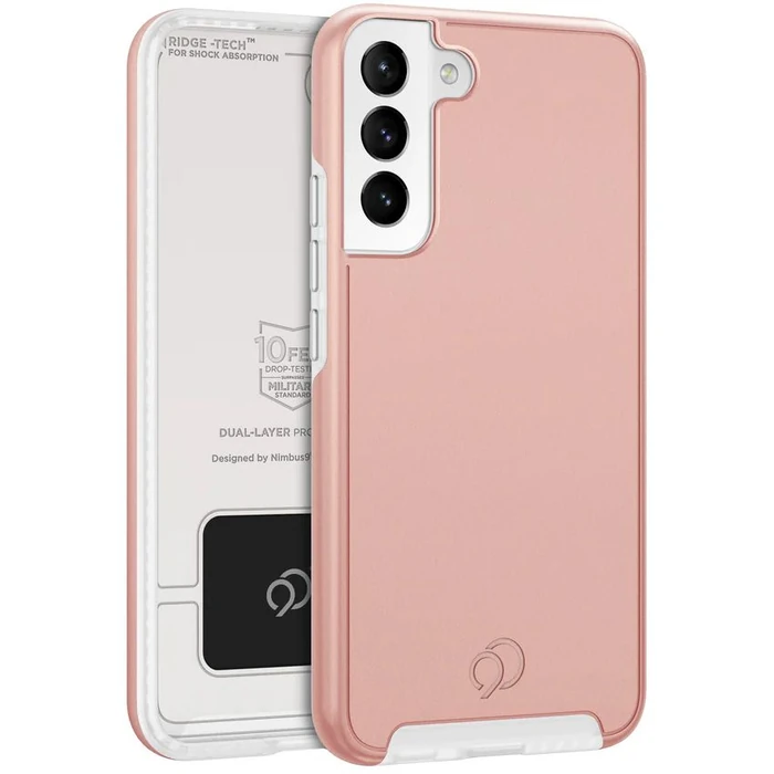 Nimbus9 Cirrus 2 Series Phone Case for Galaxy S22 (5G) - Rose Gold/Frost by Nimbus9 - Refurbished - Brand New condition