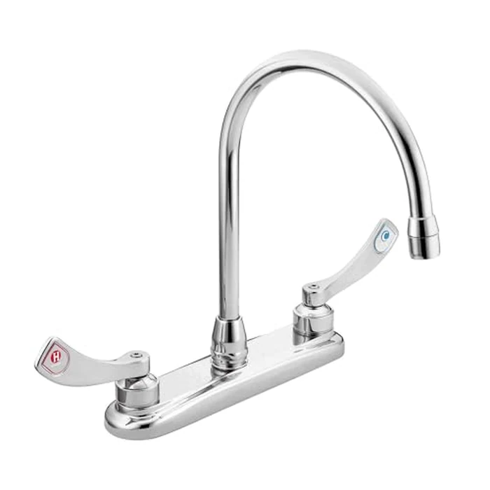 Moen 8289 Commercial M-Dura Kitchen Faucet 2.2 gpm, Chrome by Moen - Image 1