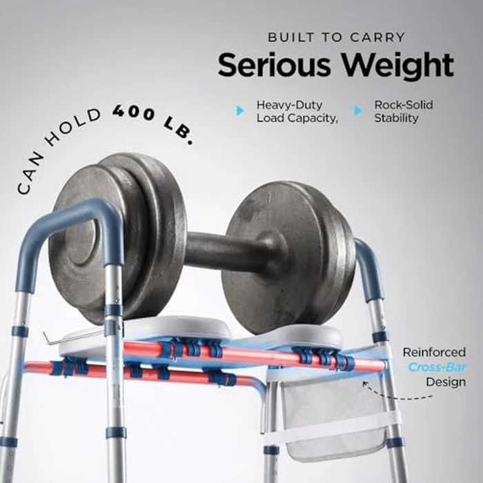 Toilet Seat Risers for Seniors Bedside Commode for Elderly Width and Height Adjustable Raised Toilet Seat with Handles for Elderly Handicap, Elevated, Pregnant, Fit Any Toilet Heavy Duty Up to 400lbs by Medical king - Image 6