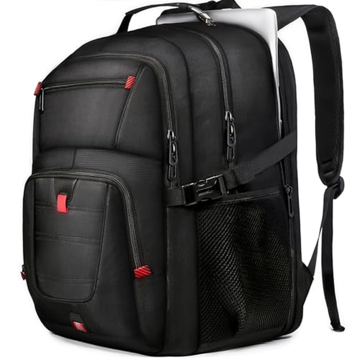 Z-MGKISS 18.4 Large Travel Backpack, USB Computer Bagpack Fits 18.4 Inch Laptop, Business Backpack for Men, TSA Flight Approved, Laptop Backpacks, Black by Z-MGKISS - Used - Like New condition - US$22.79