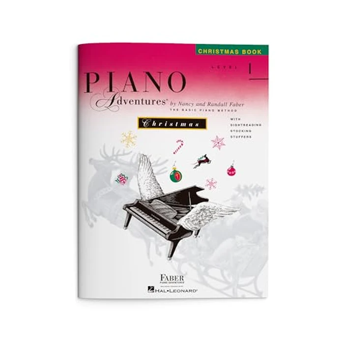 Piano Adventures: Christmas Book - Level 1 | Sheet Music for Beginners | Holiday Songbook with Easy Christmas Carols | Learn-to-Play Christmas Songs for Early Elementary Musicians | Faber Piano Book by Faber Piano Adventures - Used - Acceptable condition - CA$11.13