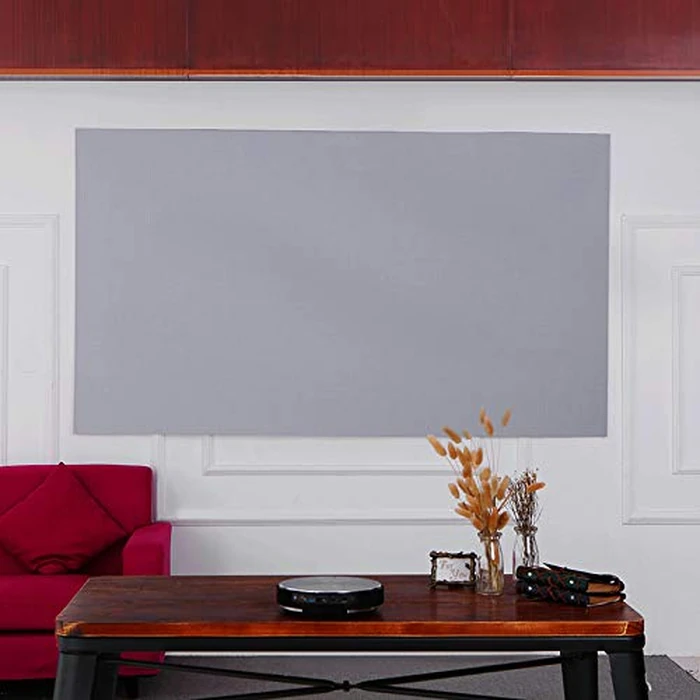 80-inch Portable Projector Screen HD 16:9 Frameless Video Projection Screen Foldable Wall Mounted for Home Theater Office Movies by HUNYA - Image 6