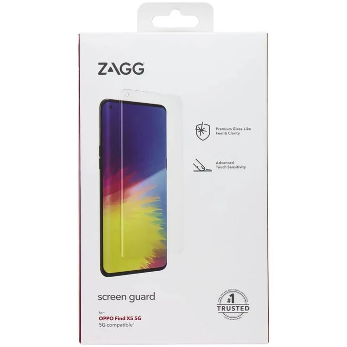Zagg Screen Guard Screen Protector for Oppo Find X5 5G - Clear by Zagg - Refurbished - Brand New condition
