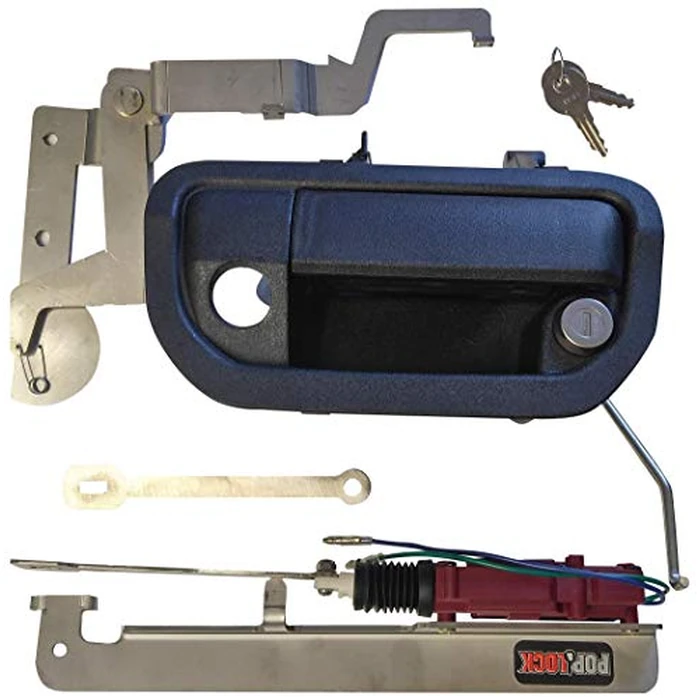 POPNLOCK LLC PL8675 17-C Ridgeline Smart Lock Combo with Manual Handle Power Tailgate Lock, Black by Pop & Lock - Used - Like New condition - CA$131.41