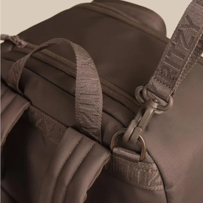 Itzy Ritzy Utility Diaper Bag Backpack - Features 17 Pockets (Including 2 Insulated Bottle Holders) & Trolley Sleeve and Includes Stroller Straps & Changing Pad - Part of the Belong Collection (Mocha) by Itzy Ritzy - Image 8