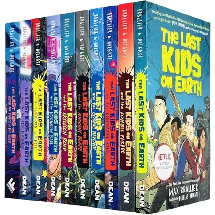 The Last Kids On Earth Series Books 1 - 9 Collection Set By Max Brallier(Last Kids On Earth, Zombie Parade, Nightmare King, Cosmic Beyond, Midnight Blade, Skeleton Road, Doomsday Race & More) by Koblit ltd - Image 1