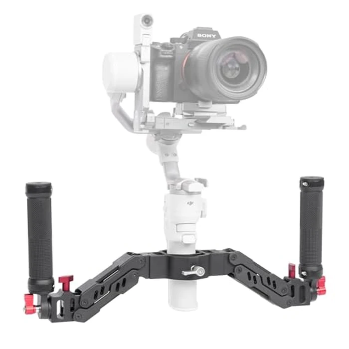 DIGITALFOTO Ares Z Axis Spring Gimbal Dual Handle,Damping Detachable Dual Grip Compatible with Crane 2, DJI RS2/RS3 Pro/RS4/RS 4 Pro/Mini/Ronin S/SC, FEIYU AK2000/4000, Moza Air 2 Axis Gimbal by DF DIGITALFOTO - Used - Like New condition - US$128.56