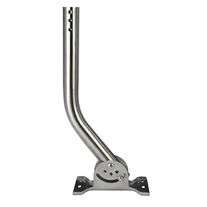 Proxicast Pro-Grade J-Max 100% Solid Stainless Steel Antenna Mount - Universal Outdoor Adjustable Pivot/Lock Bracket & J-Pipe Mast (1.5" x 18" Pole) for Wall, Eave or Roof Mounting (ANT-800-JP3) by Proxicast - Used - Like New condition