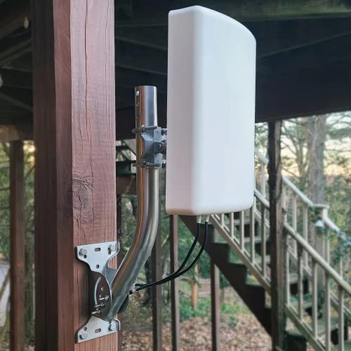 Proxicast Pro-Grade J-Max 100% Solid Stainless Steel Antenna Mount - Universal Outdoor Adjustable Pivot/Lock Bracket & J-Pipe Mast (1.5" x 18" Pole) for Wall, Eave or Roof Mounting (ANT-800-JP3) by Proxicast - Image 6