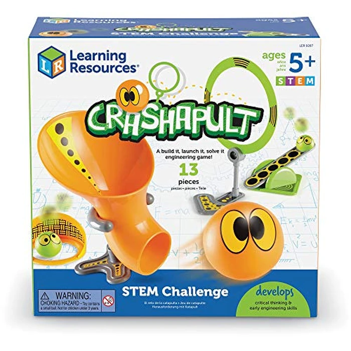 Learning Resources Crashapult STEM Challenge, STEM Catapult Game, 13 Pieces, Ages 5+ by Learning Resources - Used - Good condition - US$11.32