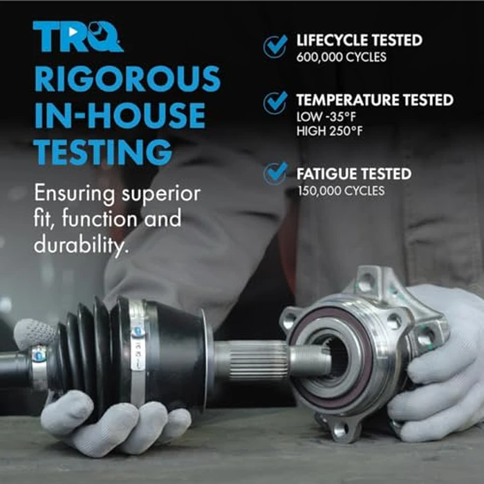 TRQ Rear Driver Side CV Axle Assembly Compatible with 2007-2011 Honda CR-V 4 Wheel Drive Japan Built Models 1st VIN Digit J by TRQ - Image 6