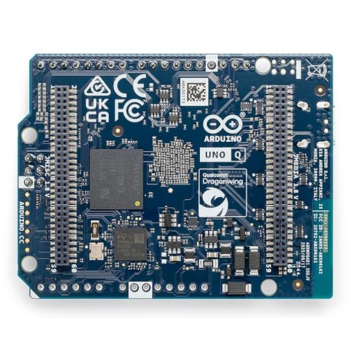 Arduino UNO Q 2GB [ABX00162] - Hybrid Board, Qualcomm Dragonwing QRB2210 microprocessor (MPU) & STM32U585 Microcontroller(MCU), AI Vision, Voice, IoT, Robotics, Linux Debian OS, Wi-Fi 5, USB-C by Arduino - Image 3