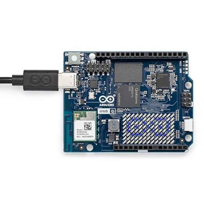 Arduino UNO Q 2GB [ABX00162] - Hybrid Board, Qualcomm Dragonwing QRB2210 microprocessor (MPU) & STM32U585 Microcontroller(MCU), AI Vision, Voice, IoT, Robotics, Linux Debian OS, Wi-Fi 5, USB-C by Arduino - Image 6