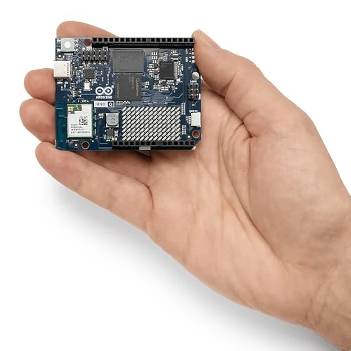 Arduino UNO Q 2GB [ABX00162] - Hybrid Board, Qualcomm Dragonwing QRB2210 microprocessor (MPU) & STM32U585 Microcontroller(MCU), AI Vision, Voice, IoT, Robotics, Linux Debian OS, Wi-Fi 5, USB-C by Arduino - Image 7