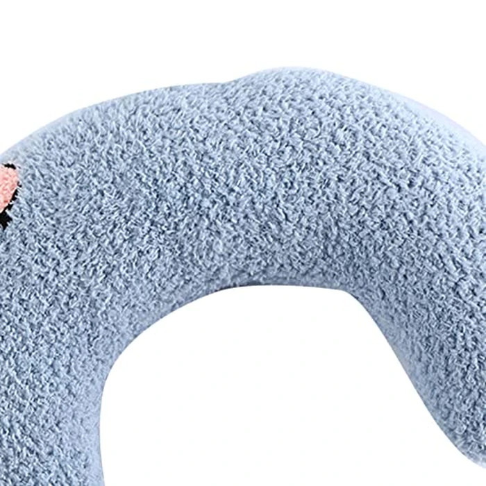 Pet Pillow, Defend Spine Soft Small Dog Puppy Pillow U Shaped Accompanying Small Pillow for Indoor Cats (Blue) by Pssopp - Image 9