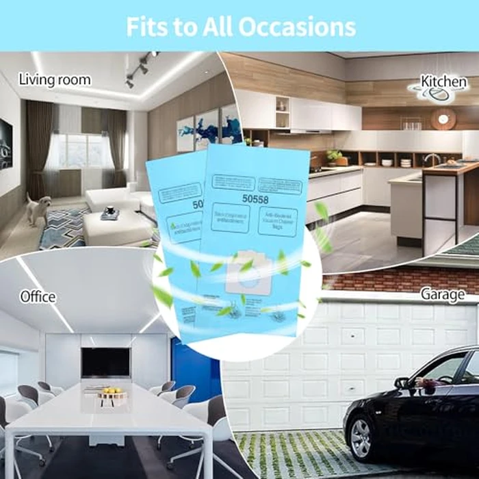 Gudotra 20 Pack Replacement 5055 Vacuum Bags for Canister Type C/Q 5055 50555 50557 50558 50403 50410 53291 Type C-5 C-18 Blue by Gudotra - Image 7