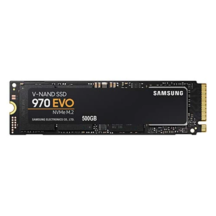 SAMSUNG (MZ-V7E500BW) 970 EVO SSD 500GB - M.2 NVMe Interface Internal Solid State Drive with V-NAND Technology, Black/Red by Samsung - Used - Good condition - US$102.81