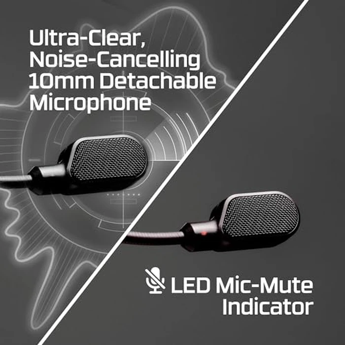 HyperX Cloud III - Wired Gaming Headset, PC, PS5, Xbox Series X|S, Angled 53mm Drivers, DTS Spatial Audio, Memory Foam, Durable Frame, Ultra-Clear 10mm Mic, USB-C, USB-A, 3.5mm - Black/Red by HyperX - Image 4