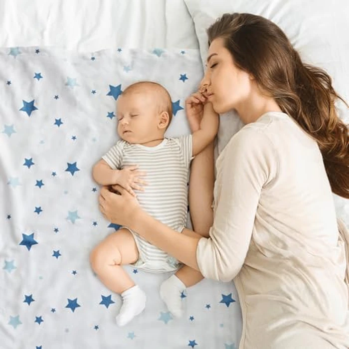 CIVARUA KIDS Baby Blankets for Unisex Boys Girls, Soft Nursery Crib Blankets with Dotted Fleece Back for Newborns Toddlers 30x40 Inch Blue Star Bed Throws by CIVARUA KIDS - Image 3