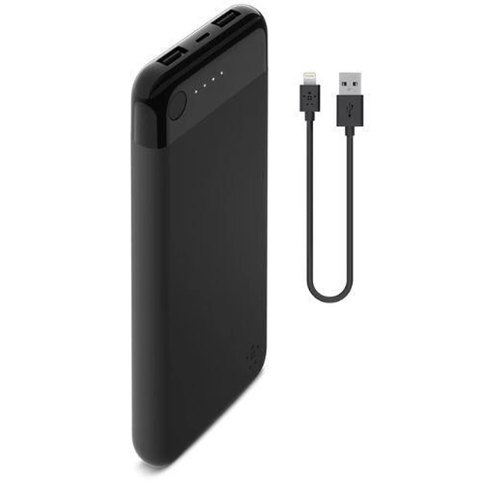 Belkin BoostCharge Power Bank 10K with Lightning Connector - Black by Belkin - Refurbished - Premium condition - US$30.94